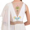 Embroidered Peplum Sari Gown