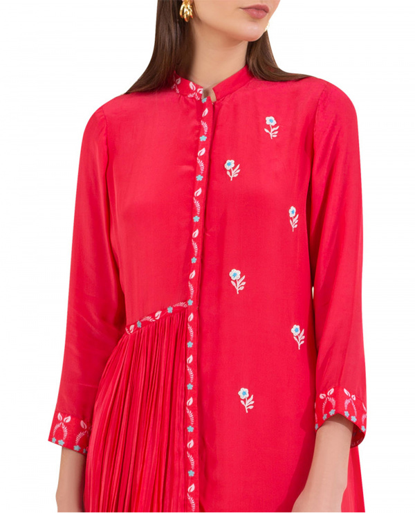 Embroidered Asymmetrical Tunic