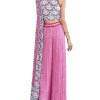Embroidered Top with Sari Inspired Pants