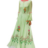 Embroidered Gown with Palazzo