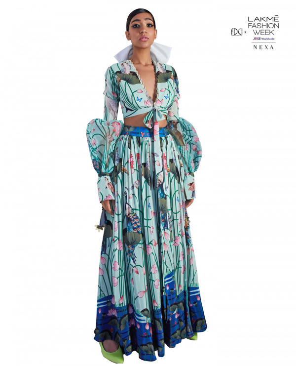 Limerick by Abirr n' Nanki Embroidered Maxi dress