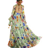 Limerick- Embroidered Maxi Dress